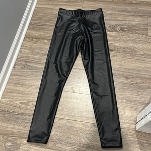 Top shop faux leather leggings